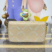 Kitlife Louis Vuitton Pochette Félicie Bag Apricot M29482 21x3x12cm - 6