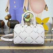 Kitlife Louis Vuitton Speedy Bandoulière 20 Bag Cream & Pink M28529 20.5x12x13.5cm - 1