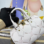 Kitlife Louis Vuitton Speedy Bandoulière 20 Bag Cream & Pink M28529 20.5x12x13.5cm - 4