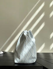 Kitlife Chanel 26M Coco Beach Tote Bag Light Blue & Brown 20×43×17cm - 6