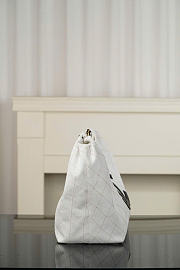Kitlife Chanel 26M Coco Beach Tote Bag White & Black 20×43×17cm  - 3
