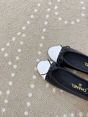 Kitlife Chanel Classic Ballet Flats Shoes Black & White - 2