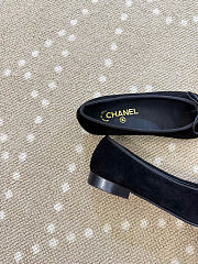 Kitlife Chanel Classic Ballet Flats Shoes Black & Gold - 6