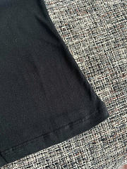 Kitlife Dior Embroidered T-Shirt Black and Gold-Tone Cotton-Blend Jersey  - 2