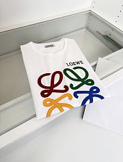 Kitlife Loewe Crew Neck Short-sleeved T-shirt White - 2
