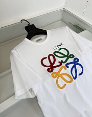 Kitlife Loewe Crew Neck Short-sleeved T-shirt White - 4