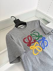 Kitlife Loewe Crew Neck Short-sleeved T-shirt Grey - 6
