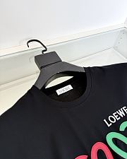 Kitlife Loewe Crew Neck Short-sleeved T-shirt Black - 6
