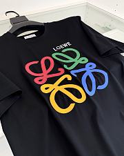 Kitlife Loewe Crew Neck Short-sleeved T-shirt Black - 3