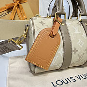 Kitlife Louis Vuitton Keepall Bandoulière 25 Bag Beige M29272 25x15x11cm - 3