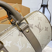 Kitlife Louis Vuitton Keepall Bandoulière 25 Bag Beige M29272 25x15x11cm - 2