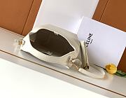 Kitlife Celine Small Hobo Bag In White Supple Smooth Calfskin 10133 18x31x6cm  - 5