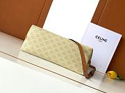 Kitlife Celine Soft Shopper Bag In Beige Triomphe Canvas And Calfskin 32.5x24.5x1cm - 5