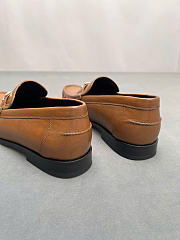 Kitlife Hermes Destin Loafers Brown With Silver Hardware  - 6