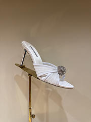 Kitlife Aquazzura 85mm Mystery Sandals White - 6