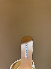 Kitlife Aquazzura Embellished Bisous Mules Beige 85mm  - 2