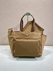 Kitlife Prada Classic Diaper Bag Brown 1BG102 35x30x17cm  - 1