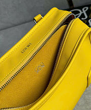 Kitlife Loewe Mini Yellow Leather Amazona180 Top-handle Bag 24.5x10x18.5cm - 6