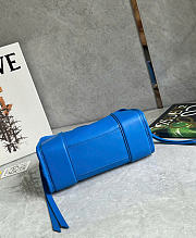 Kitlife Loewe Mini Blue Leather Amazona180 Top-handle Bag 24.5x10x18.5cm  - 2