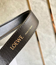 Kitlife Loewe Cubi Bag in Anagram Black & White Jacquard and Calfskin 27x21x16.5cm - 5
