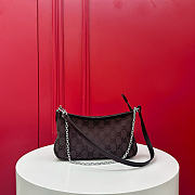 Kitlife Gucci Gossip Small Shoulder Bag Dark Brown GG Canvas 875847 21x11.5x3cm  - 4