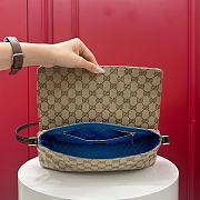Kitlife Gucci Madison Medium Shoulder Bag Sand & Dark Brown GG Canvas 874744 31x13x11.5cm - 3