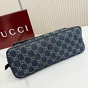 Kitlife Gucci Madison Medium Shoulder Bag Dark Blue Washed Denim 874744 31x13x11.5cm  - 5
