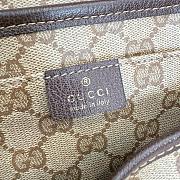Kitlife Gucci Madison Medium Shoulder Bag Sand & Dark Brown GG Coated 874744 31x13x11.5cm  - 4