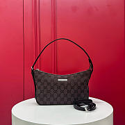 Kitlife Gucci Lady Lunetta Small Shoulder Bag Dark Brown GG Canvas 874743 22x14x5.5cm - 1
