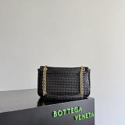 Kitlife Bottega Veneta Madison Bag Black 876648 27x16x6cm - 4
