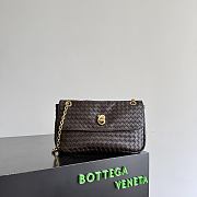 Kitlife Bottega Veneta Madison Bag Dark Brown 876648 27x16x6cm - 1