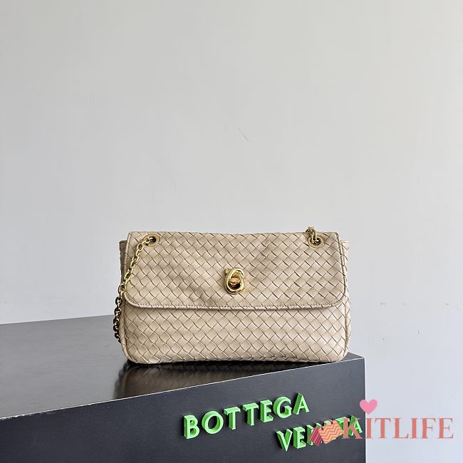 Kitlife Bottega Veneta Madison Bag Beige 876648 27x16x6cm  - 1