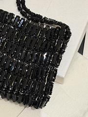 Kitlife Saint Laurent Evening Bag In Black Crystals 18x7.5x2.5cm  - 4