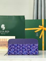 Kitlife Goyard Matignon Wallet Blue 20x11x2.3m  - 1