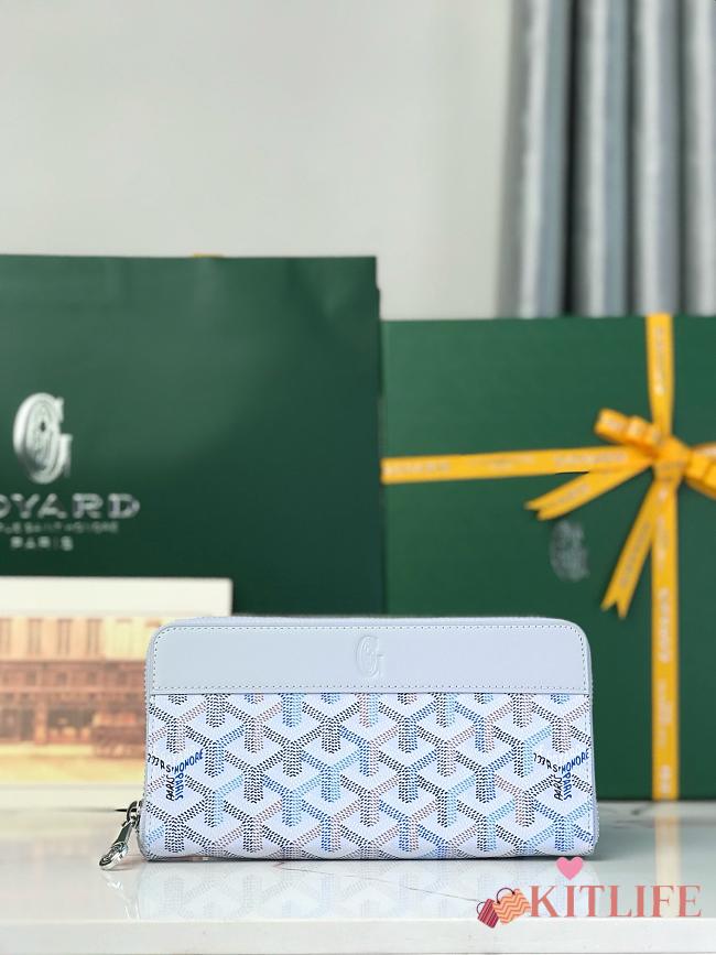 Kitlife Goyard Matignon Wallet Grey 20x11x2.3m  - 1