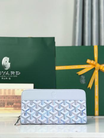 Kitlife Goyard Matignon Wallet Grey 20x11x2.3m 