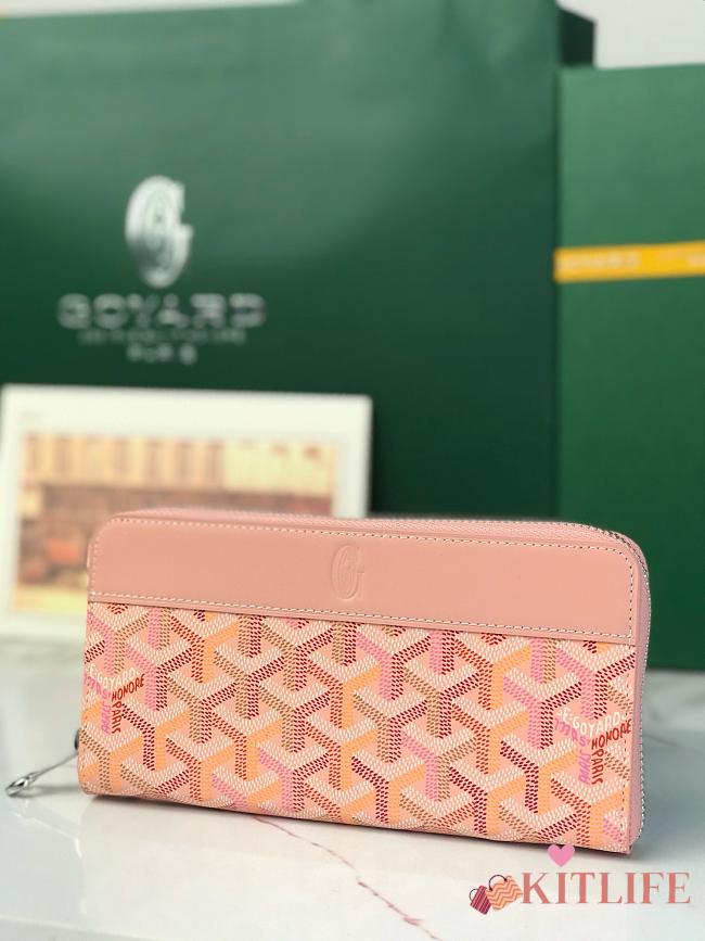 Kitlife Goyard Matignon Wallet Pink 20x11x2.3m  - 1