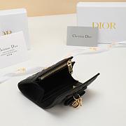 Kitlife Dior Glycine Wallet Black 11x7.5x3cm - 4