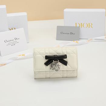Kitlife Dior Glycine Wallet White & Black 11x7.5x3cm