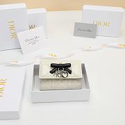 Kitlife Dior Glycine Wallet White & Black 11x7.5x3cm - 4