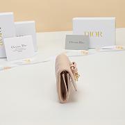 Kitlife Dior Glycine Wallet Pink 11x7.5x3cm  - 6