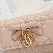 Kitlife Dior Glycine Wallet Pink 11x7.5x3cm  - 2