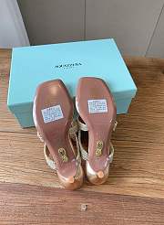 Kitlife Aquazzura Gold Reef Star Bead-embellished Leather Sandals - 2