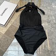 Kitlife Chanel CC Swimsuit Set In Black  - 5