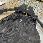 Kitlife Chanel CC Swimsuit Set In Black  - 6