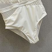 Kitlife Chanel CC Swimsuit Set In White - 3
