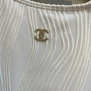 Kitlife Chanel CC Swimsuit Set In White - 4