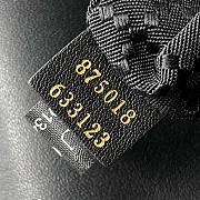 Kitife Gucci Paparazzo Medium Top Handle Bag Black Leather ‎875018 32x24x17cm  - 6