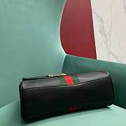 Kitife Gucci Paparazzo Medium Top Handle Bag Black Leather ‎875018 32x24x17cm  - 5