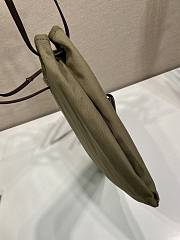 Kitlife Prada Route Large Leather Bag Green Khaki 1BC293 39x33cm  - 3